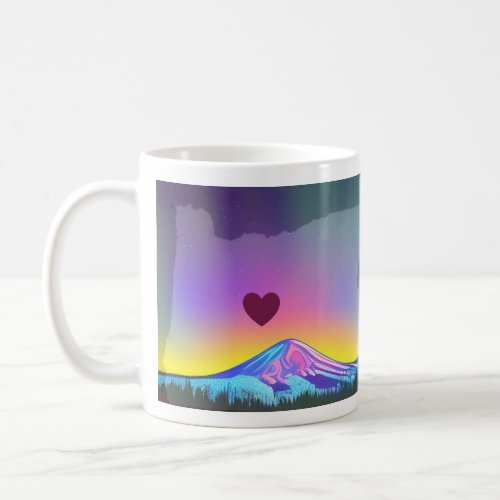 Oregon Mountain Love Mug