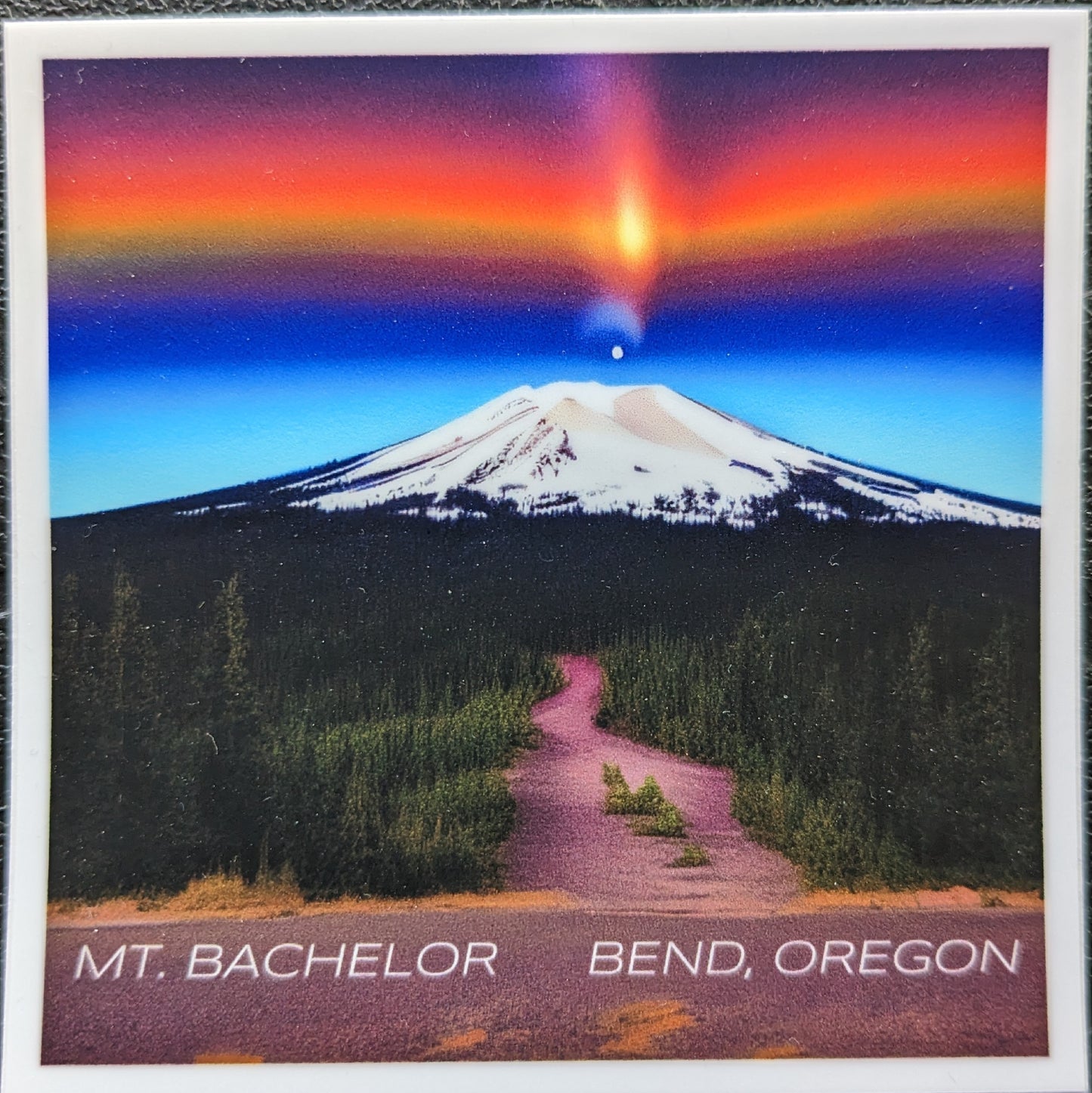 Mt Bachelor Bend, Oregon Rainbow Sky